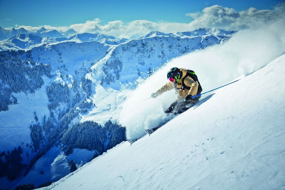 Skiing