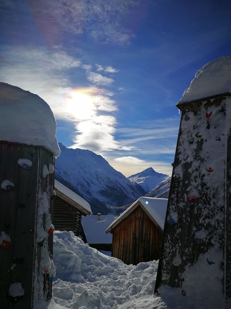 Snowshoeing
