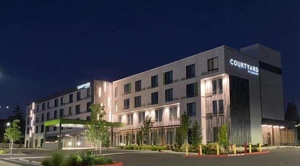 Front of property - evening/night