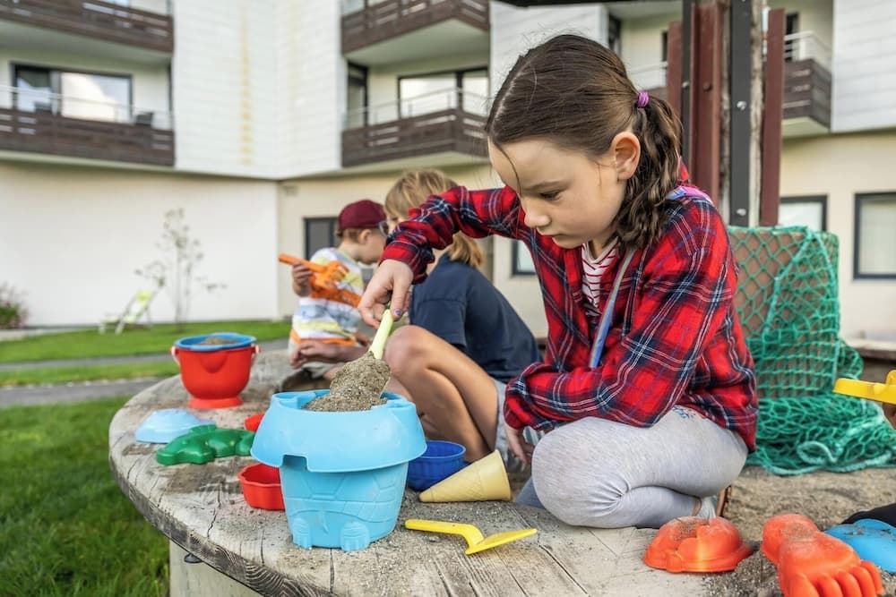 Children's play area - outdoor
