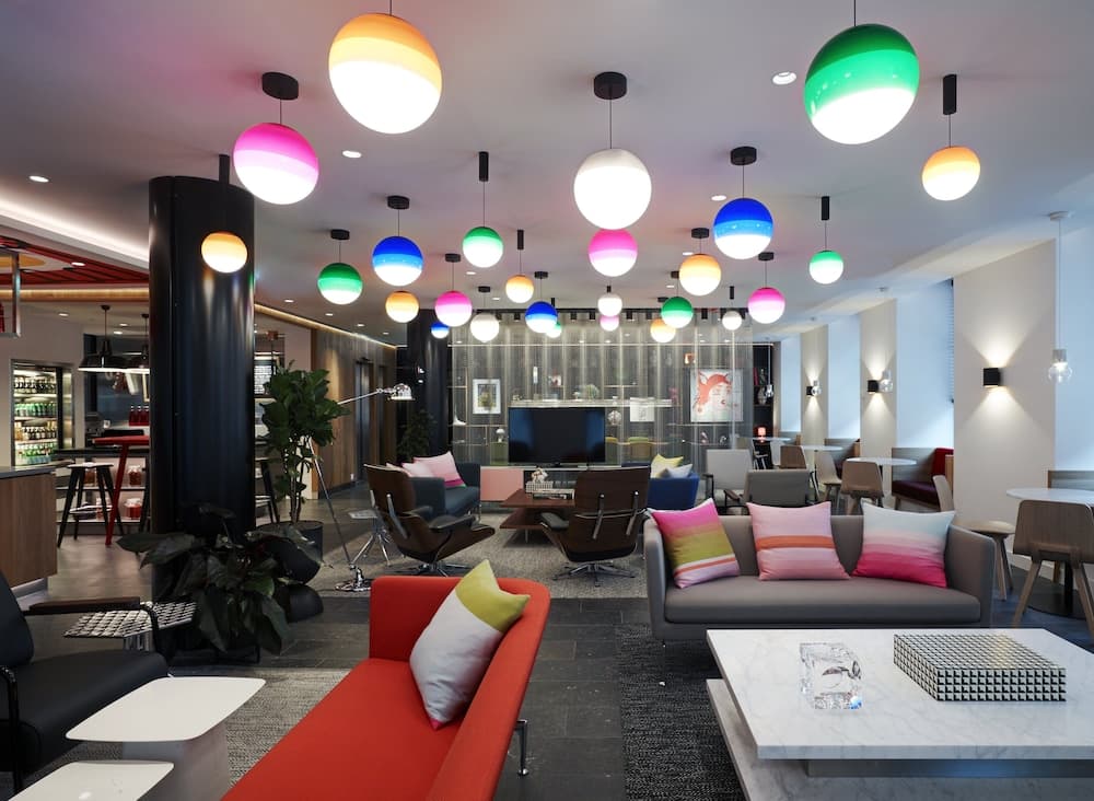 Lobby sitting area