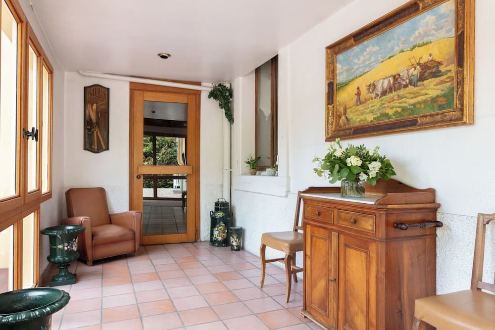 Interior entrance