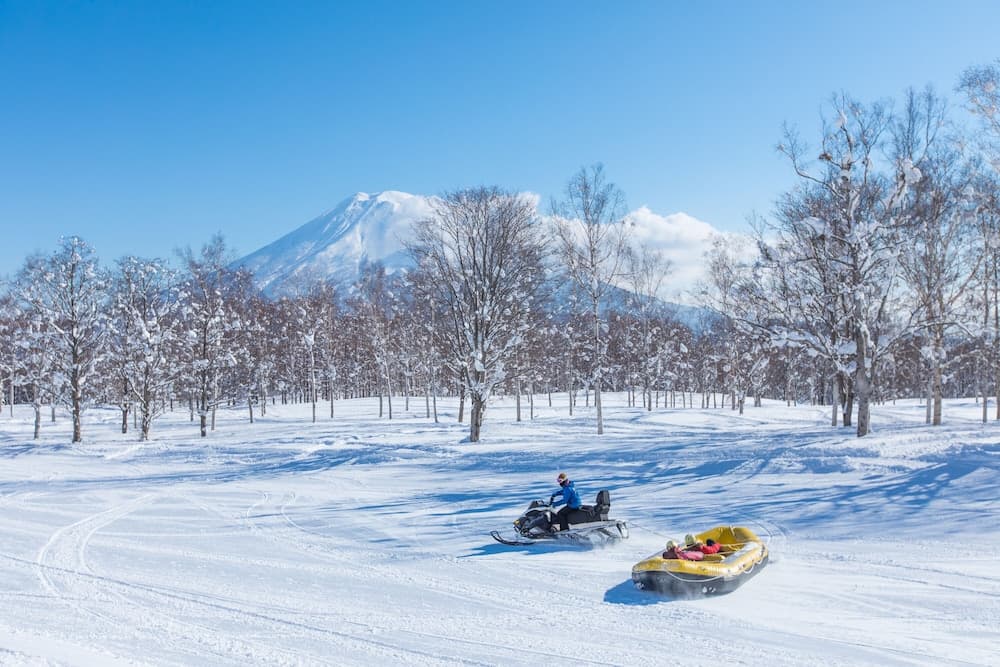 Snowmobiling