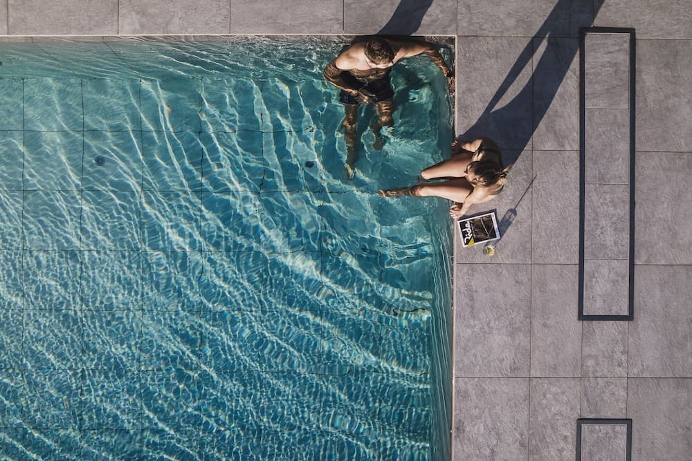 Rooftop pool