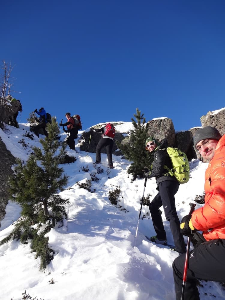 Snowshoeing