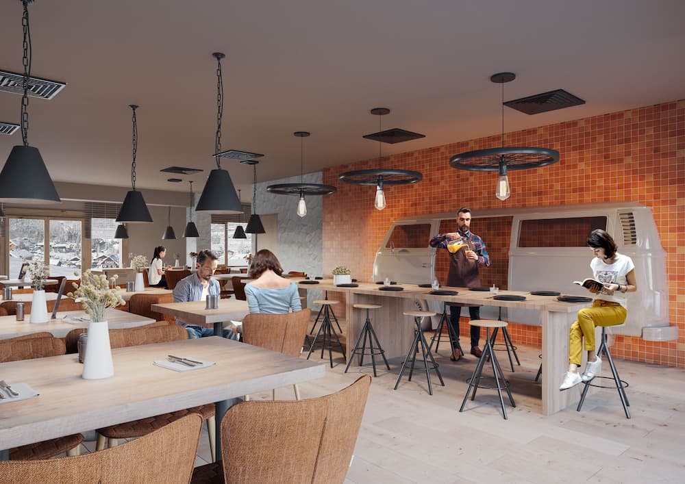 Breakfast area