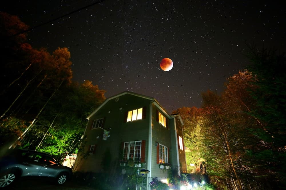 Front of property - evening/night