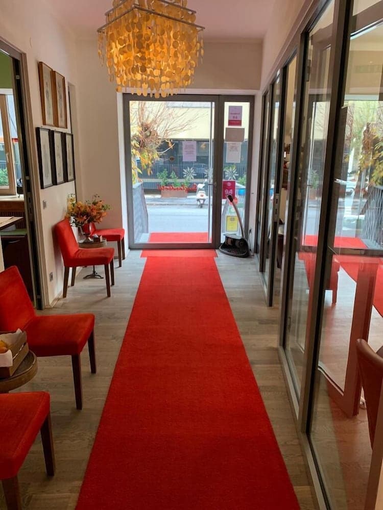 Interior entrance
