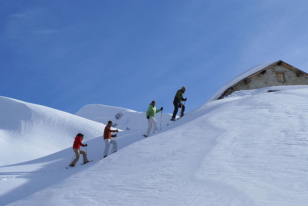 Snowshoeing
