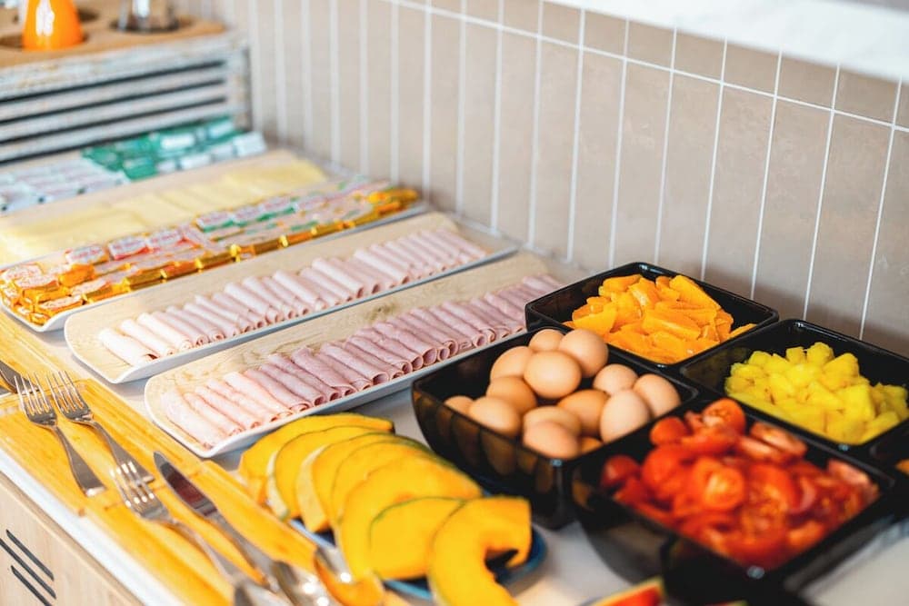 Breakfast buffet