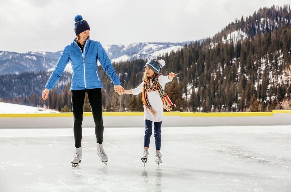 Ice skating