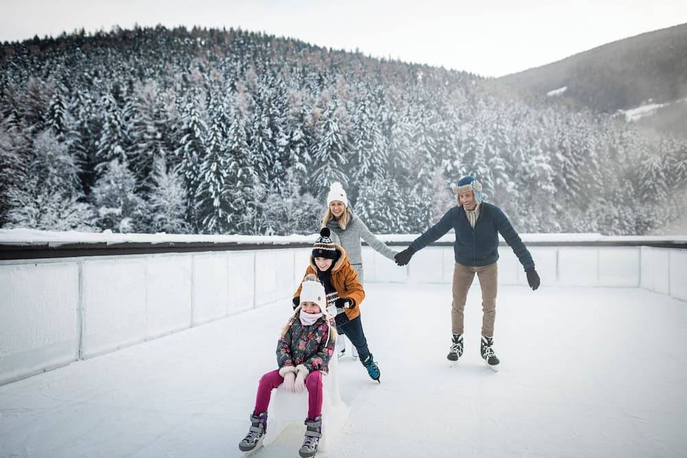 Ice skating