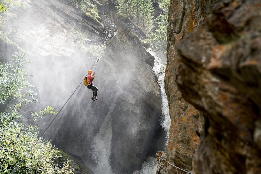 Outdoor rock climbing