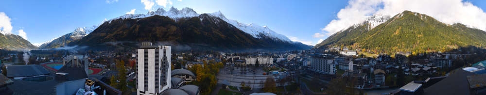 Chamonix - Mont-Blanc town 1,050 m