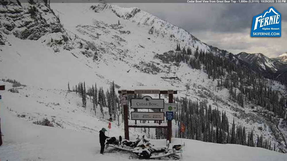 Fernie: Cedar Bowl View from Great Bear