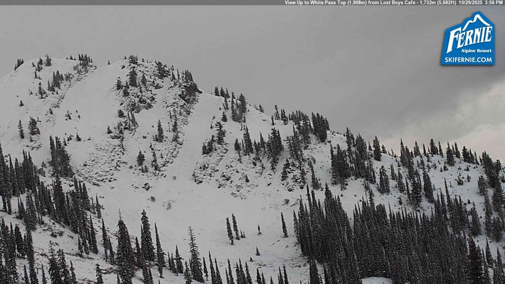 White Pass Chair: View up to White Pass Top