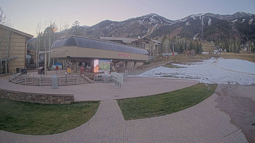 Jackson Hole - Base of Bridger Gondola Webcam
