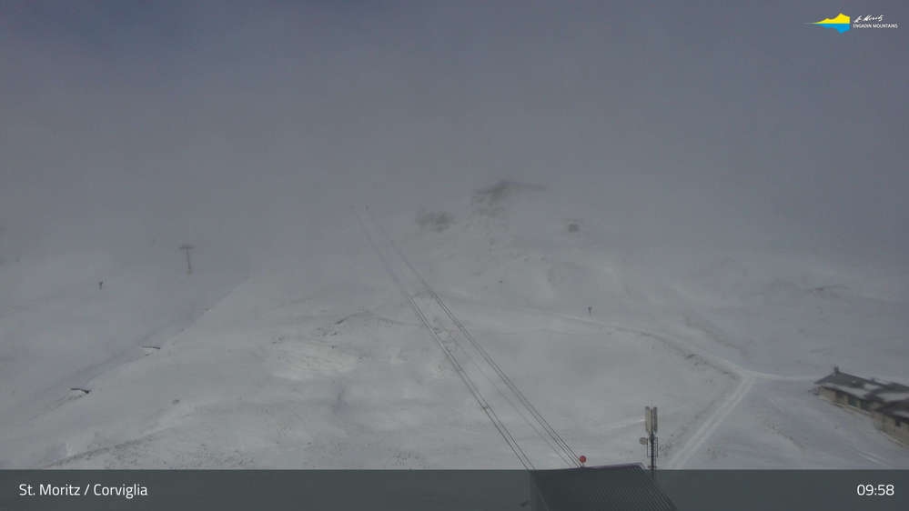 Engadin St. Moritz - Ausblick Richtung Piz Nair