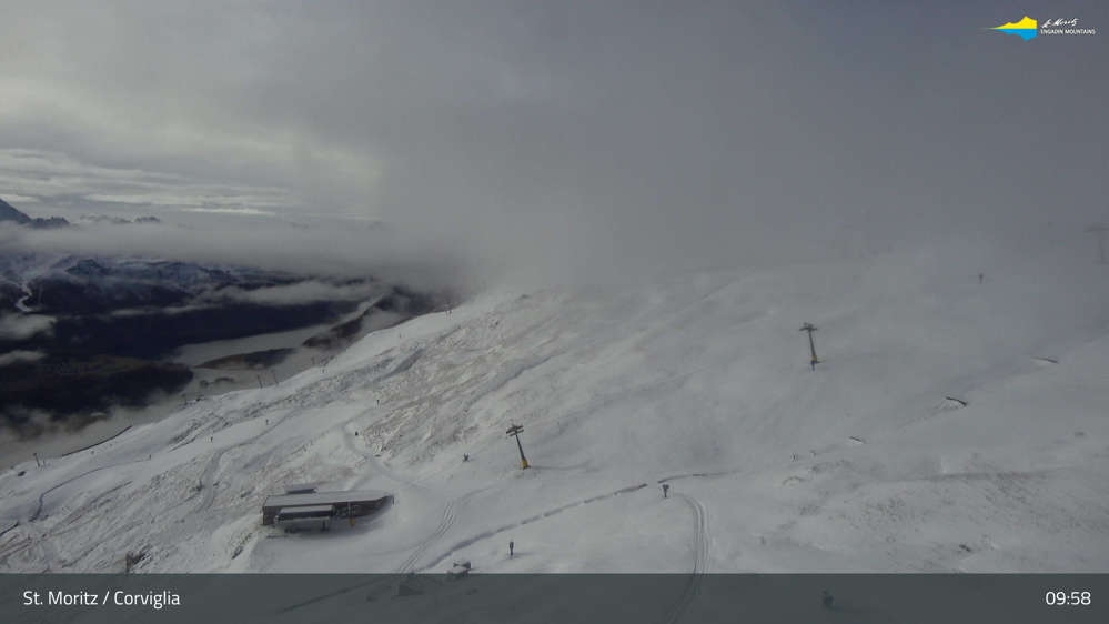 Engadin St. Moritz - Ausblick Richtung Suvretta