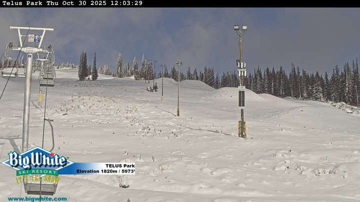 Big White Ski Resort TELUS Park Cam