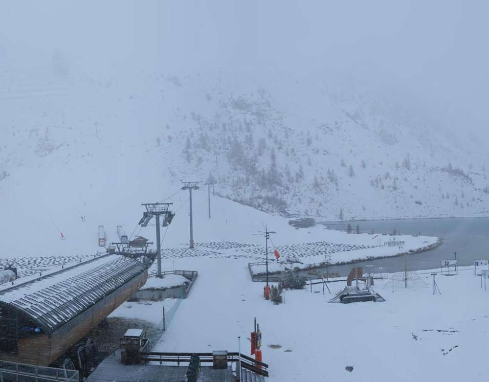 Tignes - Départ télécabine de Tovière