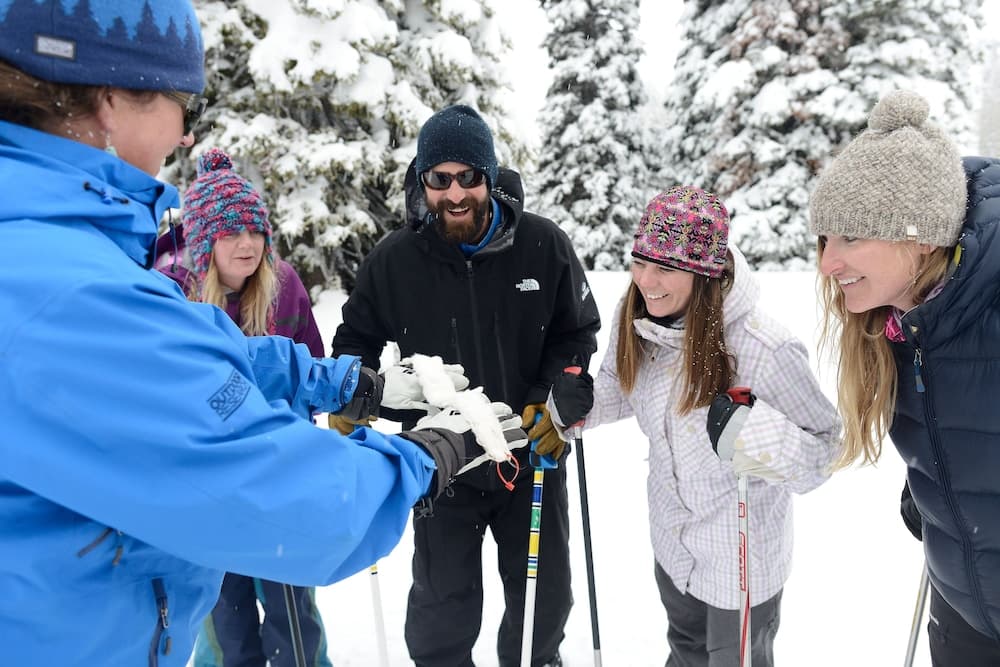 Snowshoeing
