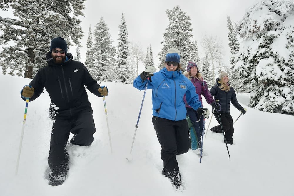 Snowshoeing