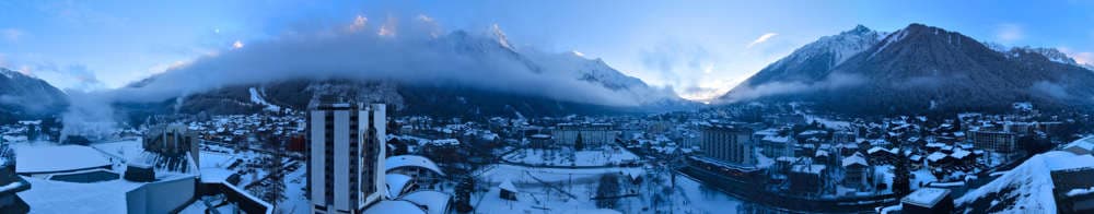 Chamonix - Mont-Blanc town 1,050 m