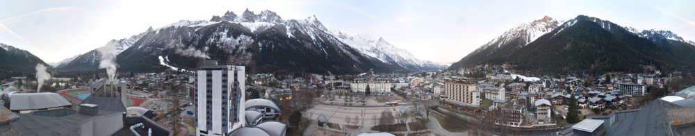 Chamonix - Mont-Blanc town 1,050 m