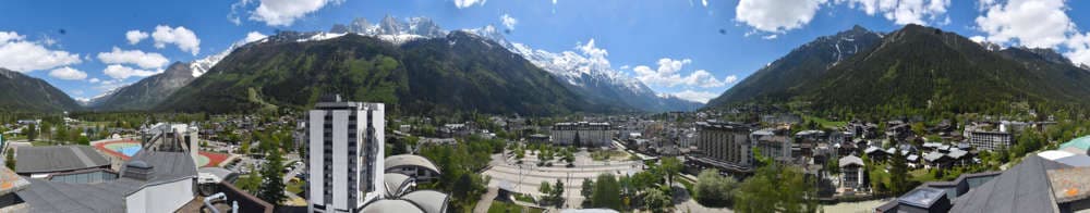 Chamonix - Mont-Blanc town 1,050 m