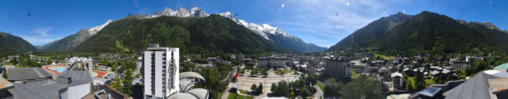Chamonix - Mont-Blanc town 1,050 m