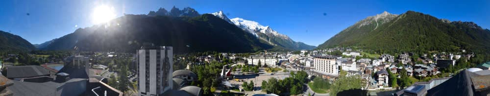 Chamonix - Mont-Blanc town 1,050 m