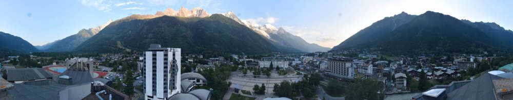 Chamonix - Mont-Blanc town 1,050 m