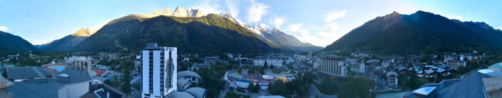Chamonix - Mont-Blanc town 1,050 m
