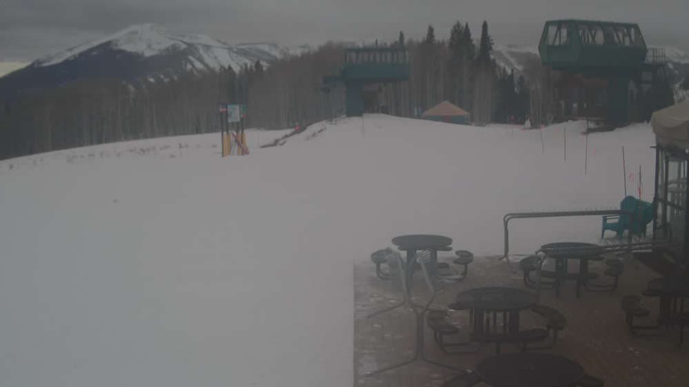 Umbrella Bar at Ten Peaks stream