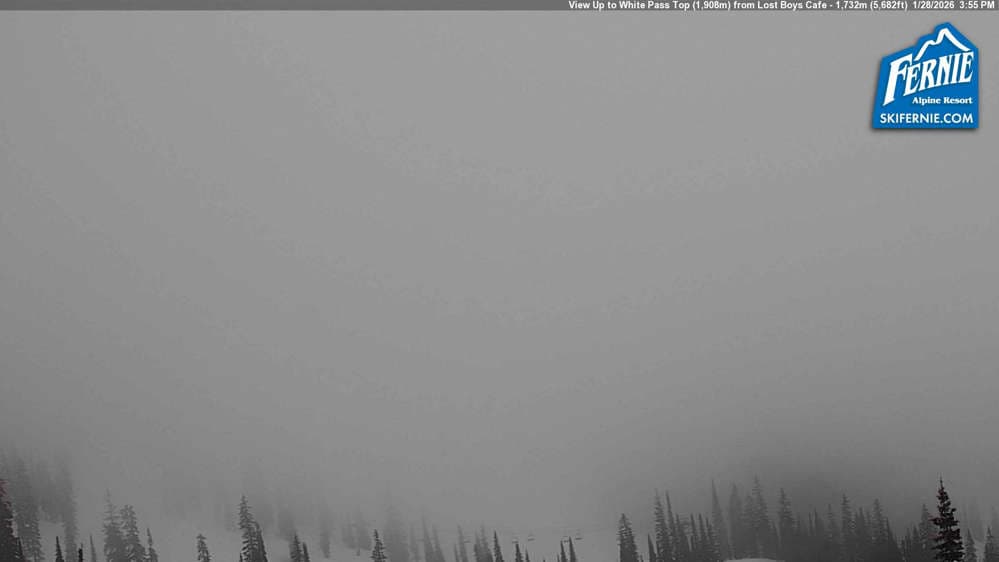 White Pass Chair: View up to White Pass Top