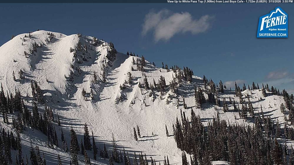 White Pass Chair: View up to White Pass Top