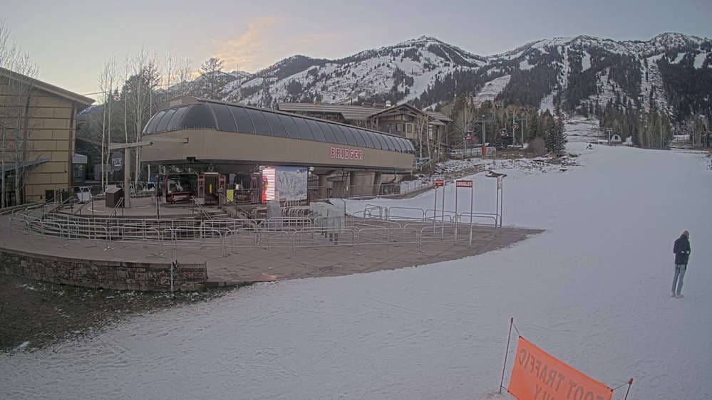 Jackson Hole - Base of Bridger Gondola Webcam