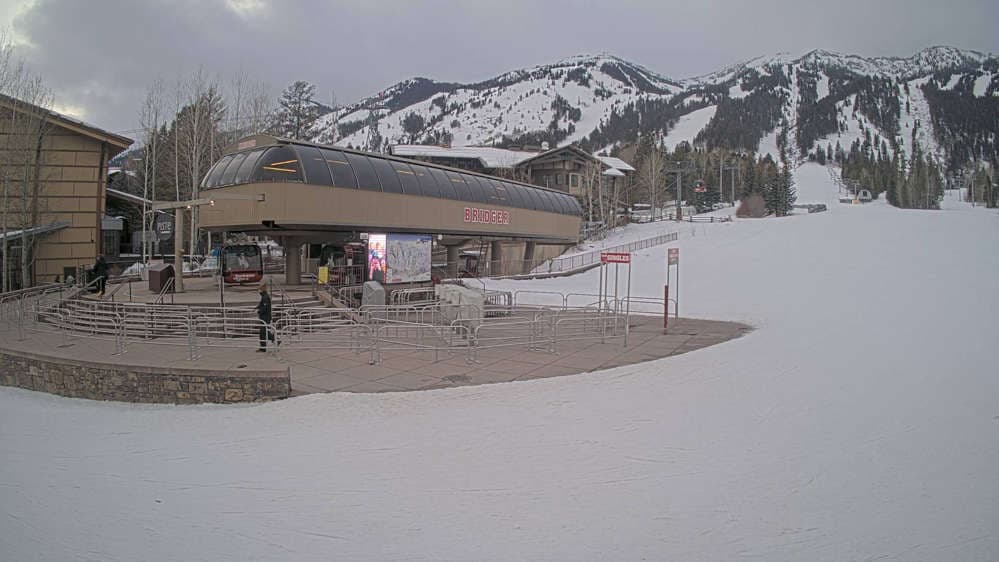 Jackson Hole - Base of Bridger Gondola Webcam