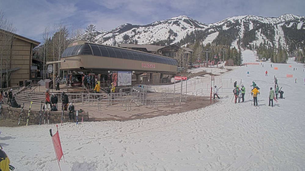 Jackson Hole - Base of Bridger Gondola Webcam