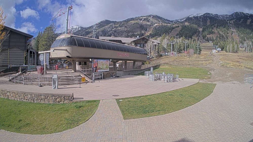 Jackson Hole - Base of Bridger Gondola Webcam