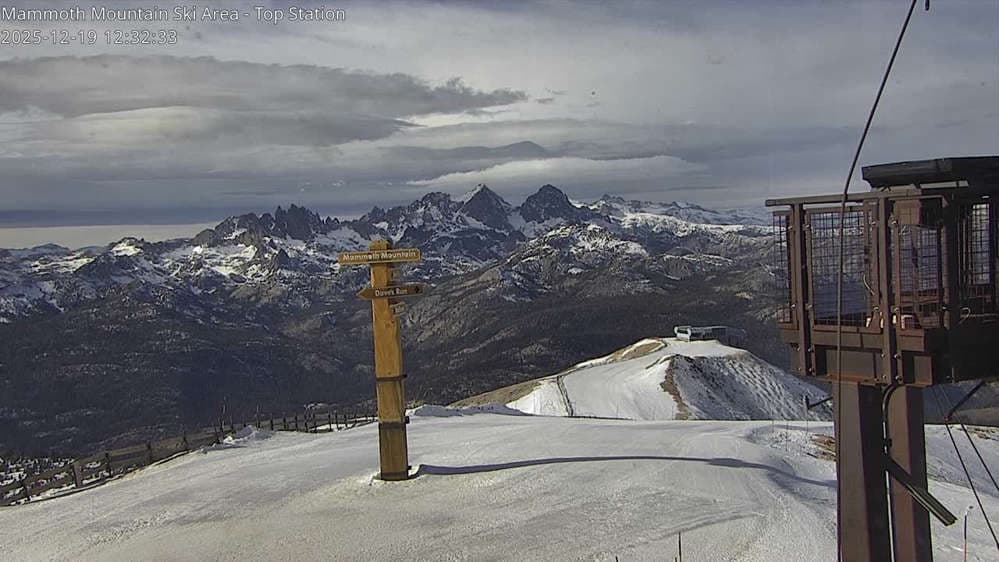 Mammoth Mountain - Top of Sierra Webcam