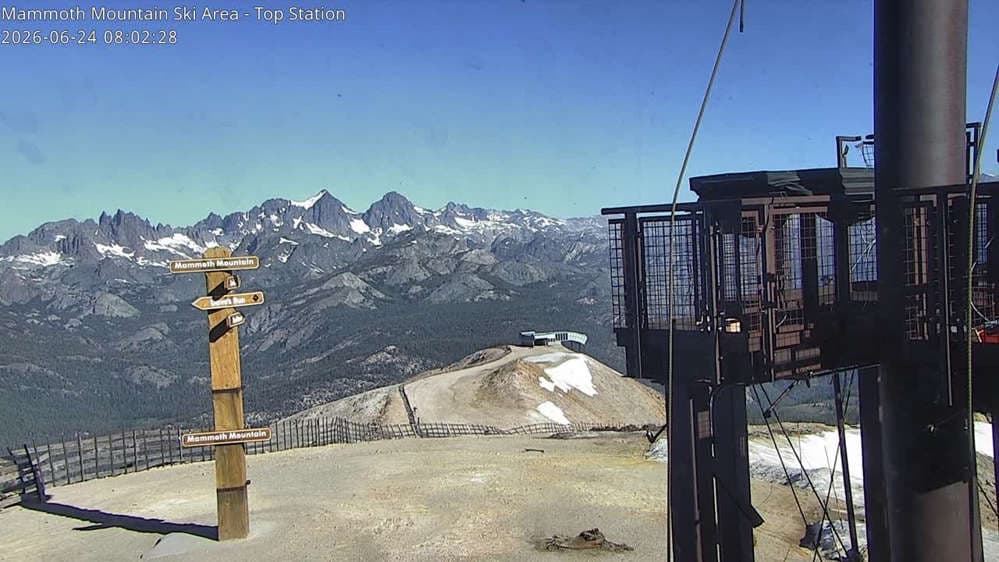 Mammoth Mountain - Top of Sierra Webcam