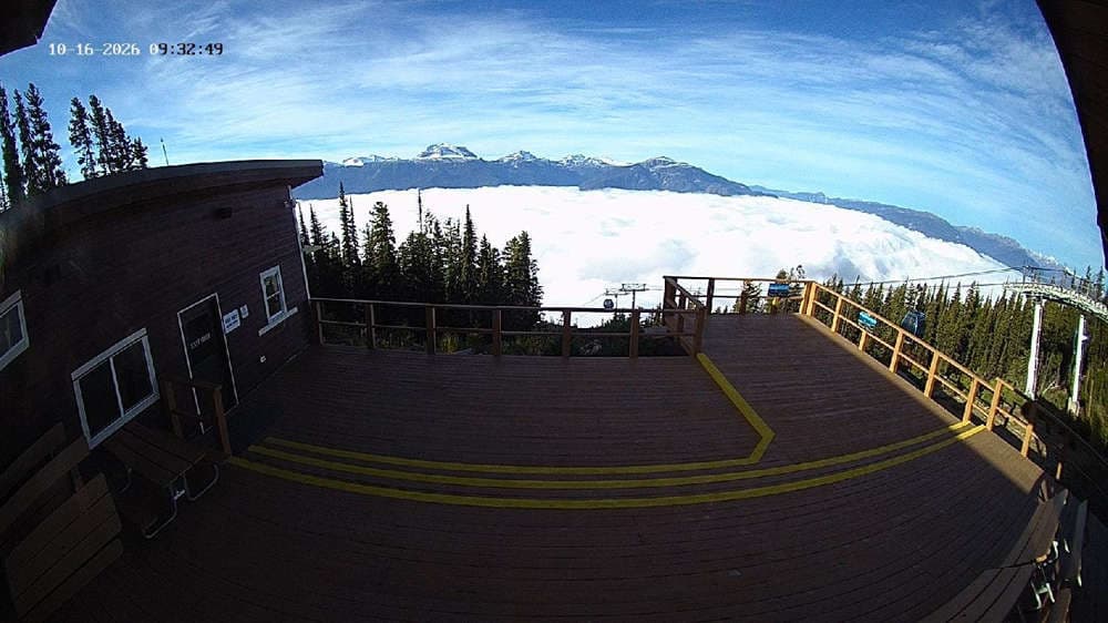 Revelstoke: Top of Upper Gondola Cam