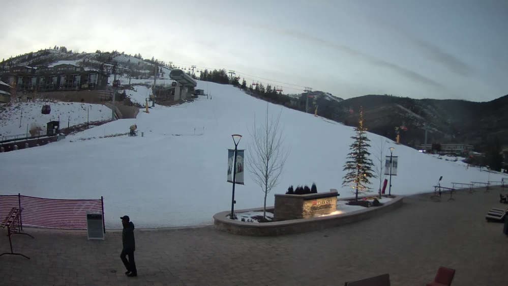 Canyons Village Ski Beach