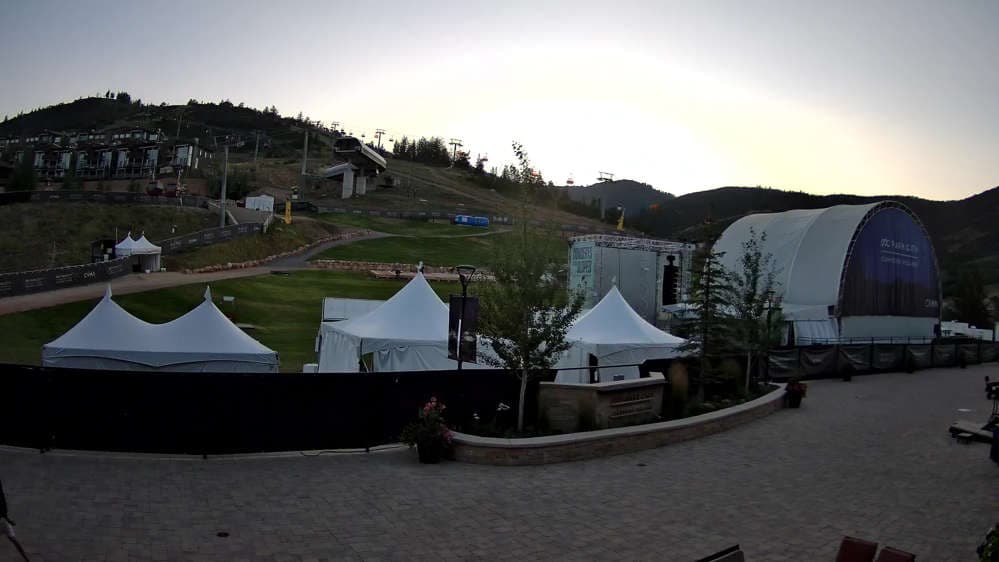 Canyons Village Ski Beach