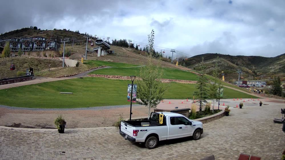 Canyons Village Ski Beach