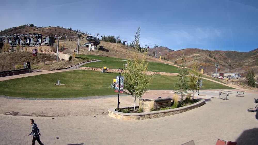 Canyons Village Ski Beach