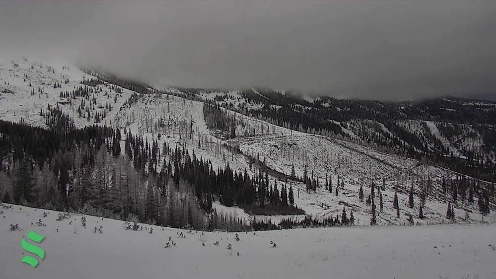 View looking north from the Rowdy Grouse