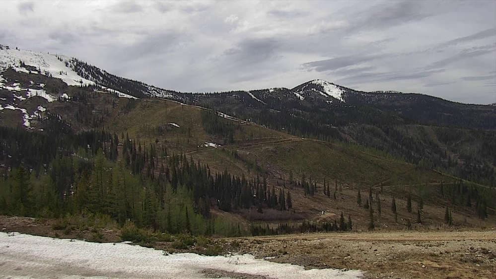 View looking north from the Rowdy Grouse